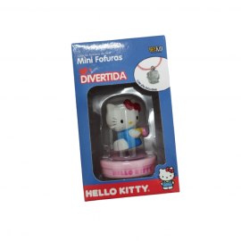 Boneco Vinil Mini fofuras  Divertida Hello Kitty 
