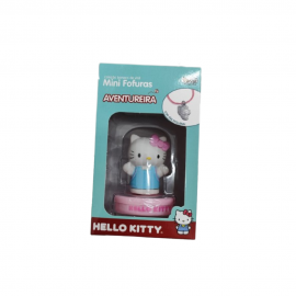 Boneco Vinil Mini fofuras  Aventureira  Hello Kitty 