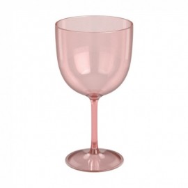 Taça Para Gin Em Plástico Cristal Rose 500 Ml - PLASÚTIL