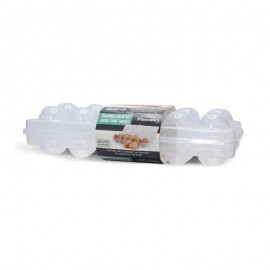 Porta Ovos 12 Unidades Em Plástico Translúcido - PLASVALE